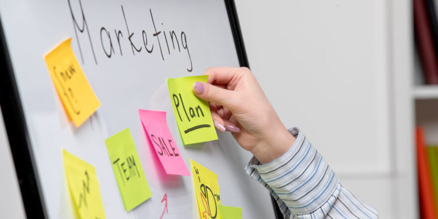 marketing-young-cute-business-lady-striped-shirt-office-creating-new-marketing-plan